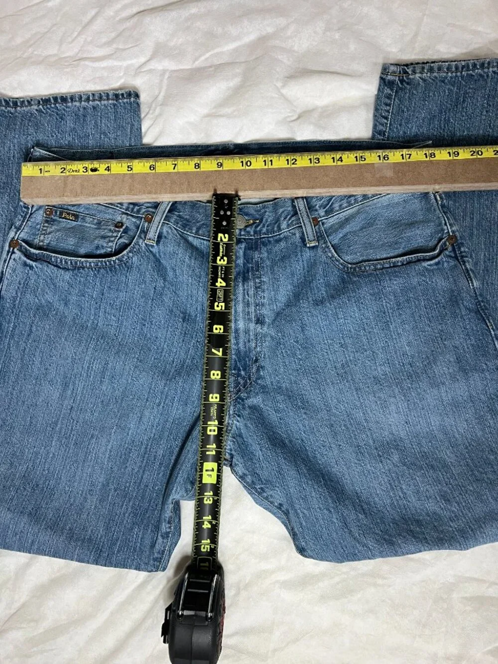 Polo‎ Ralph Lauren The Hampton Relaxed Straight Jeans Men 36x30 Medium Wash Blue